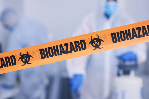 Professional Biohazard Cleanup technician working in Berkeley Heights, NJ